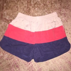Multi colored vintage high waisted shorts